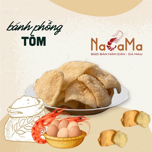 Bánh phồng tôm Nacama